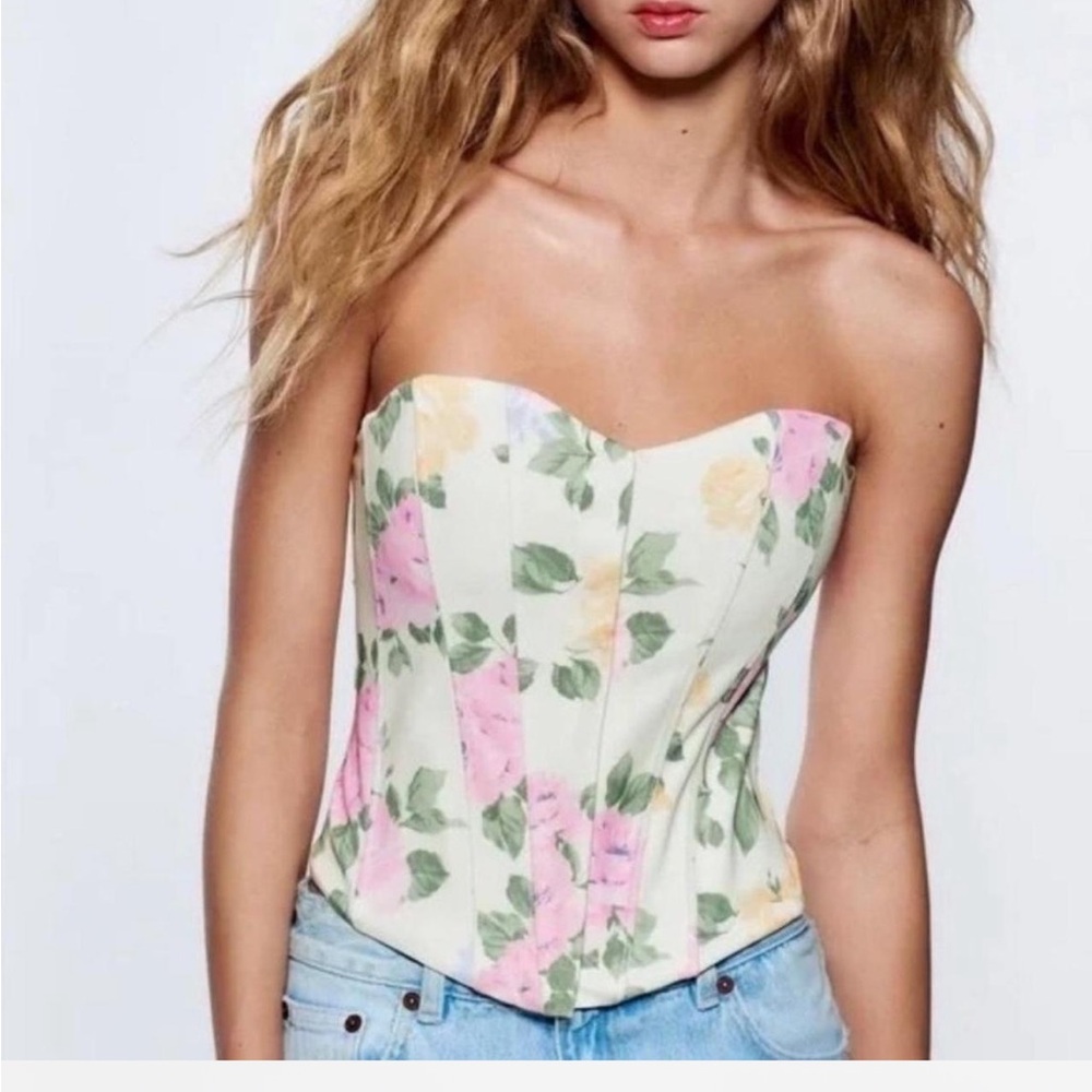 Zara flower corset